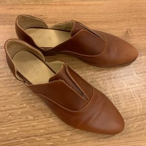 Nisolo Emma d'Orsay Oxford Brandy, size 9